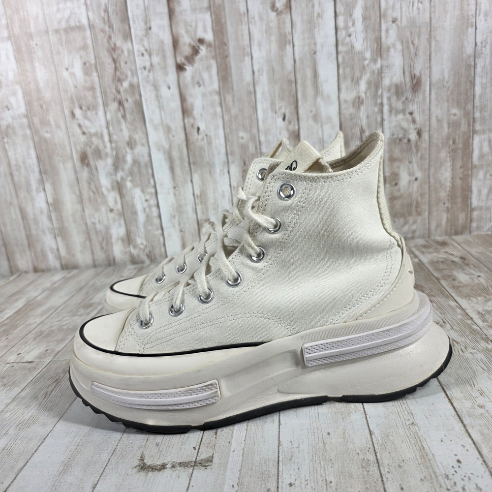 Converse Run Star Legacy CX High Top Egret Black A00868C Womens 8.5 Mens 7 - Picture 2 of 8